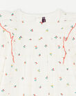 Robe écrue à volants FEDRETTE / 23E2PFB1ROB001