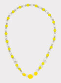 Collier jaune RYECHETTE / 19E4PFS1CLI106