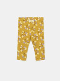 Legging jersey jaune KALORA / 24E1BFD1LG107