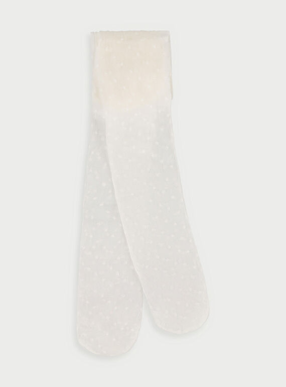 Collant fin ecru NYENORETTE / 18E4PF11COF001
