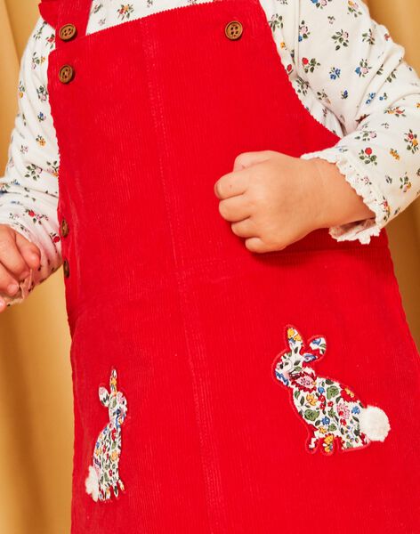 Robe chasuble rouge DAESTER / 22H1BFE1CHS050