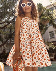Robe écrue à imprimé cerise FLYROBETTE / 23E2PFR1ROB001