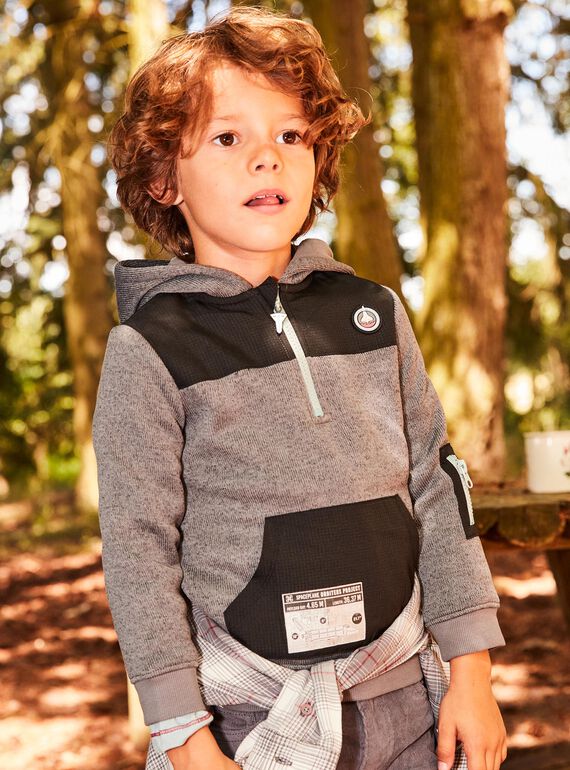 Gilet à capuche à motif fusée DUPOLAGE / 22H3PGZ1SWEJ908