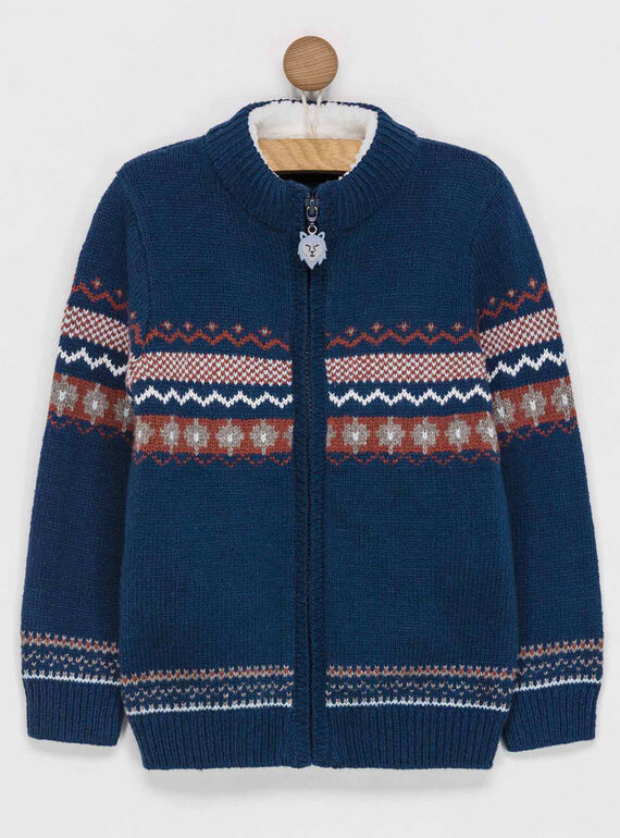 Gilet bleu marine POACIAGE / 18H3PGP1GIL070
