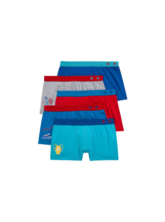 Lot de 5 boxers garcon MUXDOAGE / 17H5PGB2BOX210