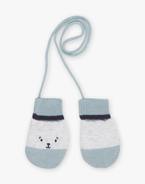 Moufles gris chiné avec visage d'animal : achat en ligne - Bonnet, Echarpe & Gant | SergentMajor