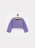 Cardigan violet NAORAURE / 18E1BFJ1CAR712