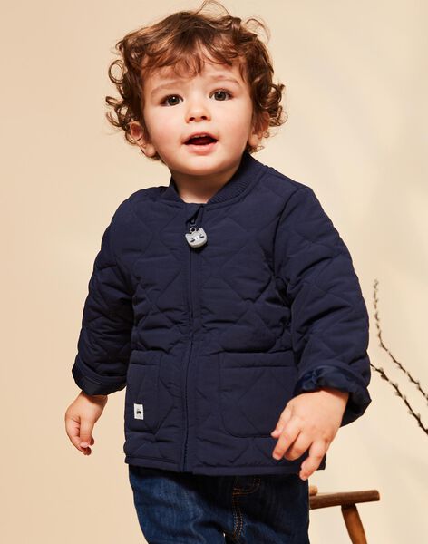 Veste bleue marine matelassée FILIPE / 23E1BG51VES070