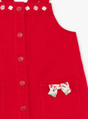 Chasuble rouge brodée ZAASTRID / 21E1BFJ1CHSF505