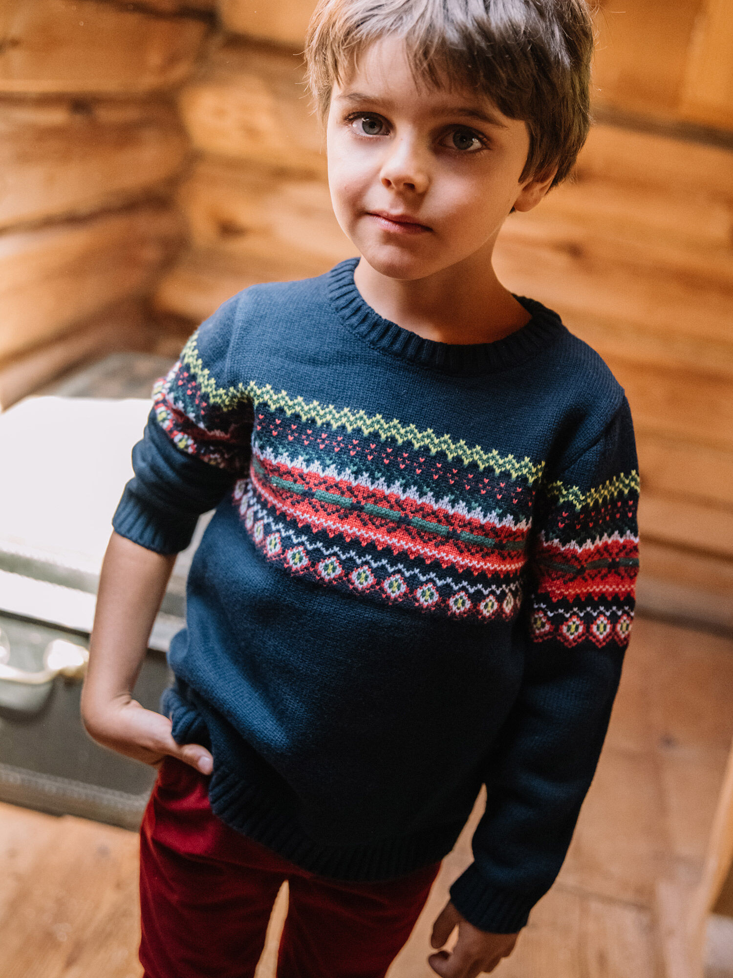 Pull jacquard bebe store