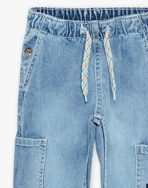 Jean cargo en denim bleu FACOLAGE / 23E3PG81JEAP272