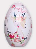 Œuf de Pâques rose pâle et cape à colorier enfant fille TUTUETTE 1 / 20E2PFU1CPO000