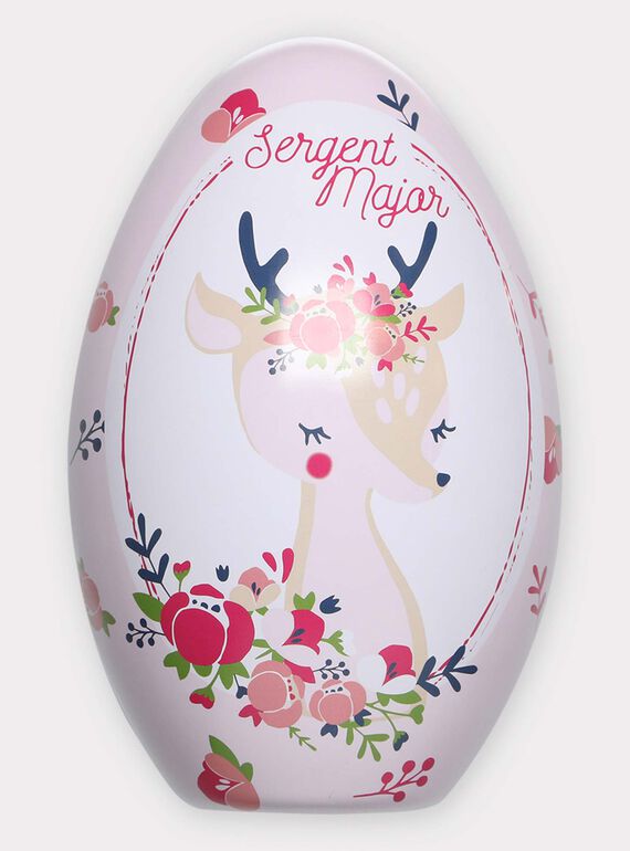 Œuf de Pâques rose pâle et cape à colorier enfant fille TUTUETTE 1 / 20E2PFU1CPO000