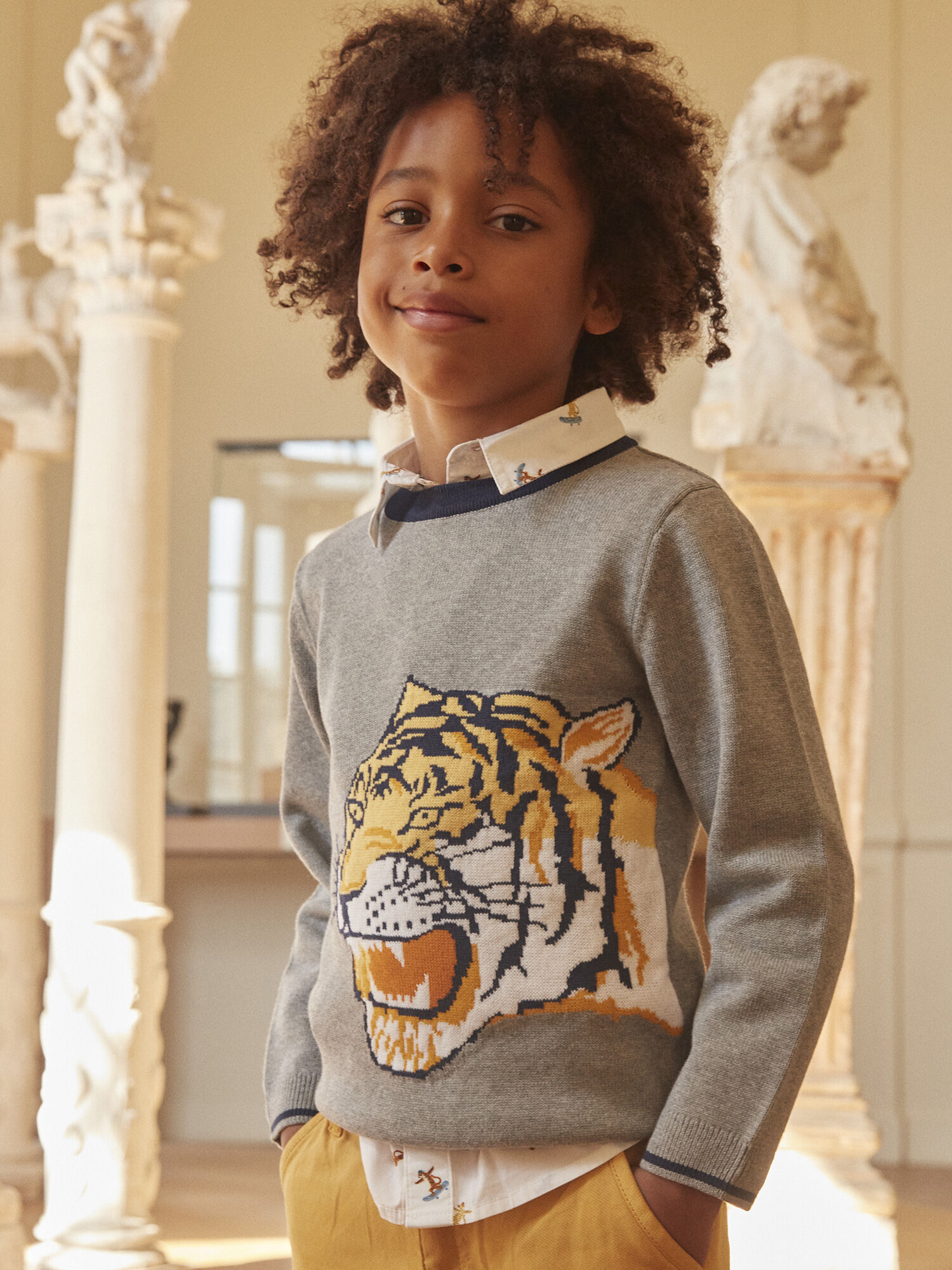 Sergent major pull garcon top
