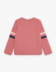 Sweat vieux rose Sport DRASWETTE / 22H2PFL1SWED312