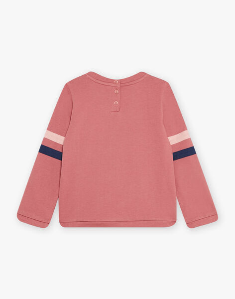 Sweat vieux rose Sport DRASWETTE / 22H2PFL1SWED312