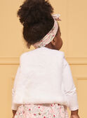 Cardigan sans manches Ecru LANOURE / 24H1BFQ1CSM001