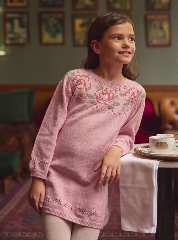 Robe  pull rose   LADORETTE / 24H2PFQ2ROBD329