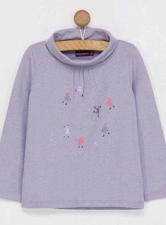 Sous pull violet PAPELIETTE / 18H2PFQ1SPL030