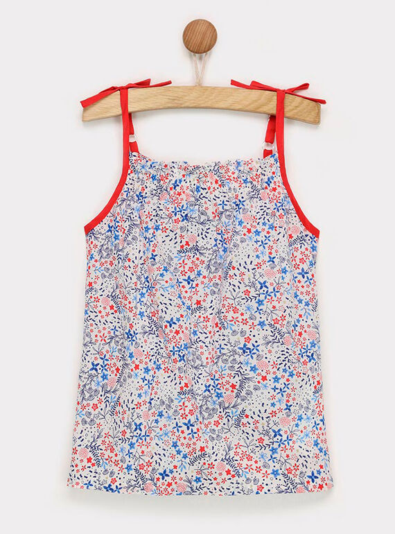 Débardeur blanc à motifs RADILETTE 1 / 19E2PFL1DEB001