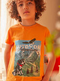 Tee Shirt Manches Courtes Orange KLETAGE / 24E3PGO3TMC402