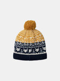 Bonnet jacquard tricolore LISTANAGE / 24H4PG72BONB106
