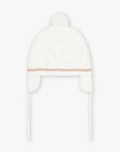 Bonnet blanc en tricot DRABROETTE / 22H4PFN2BON001