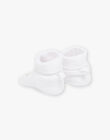 Chaussons de naissance écrus Girafe FORENT / 23E0AM61CHP000