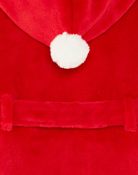 Robe De Chambre A Capuche Rouge Petit Enfant Garcon Pyjama Enfant Sergentmajor