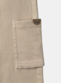 Pantalon Cargo Beige MEDIAGE / 25E3PG81PAN806