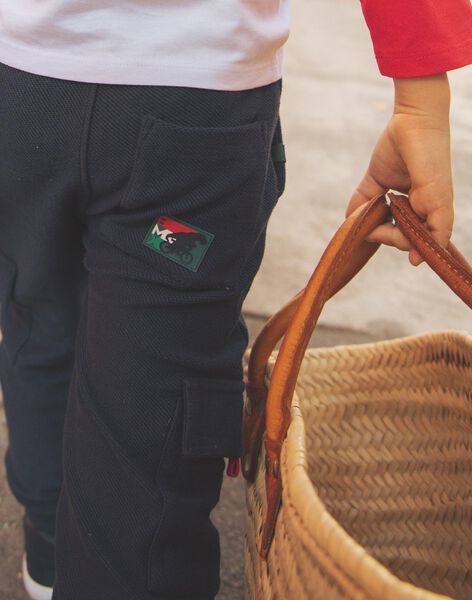 Pantalon cargo bleu marine FECOFAGE / 23E3PGB1CFPC243