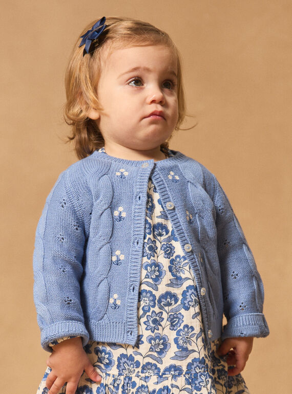 Cardigan fleurs MADORICE / 25E1BF81CAR205