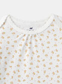 Lot de 3 bodies imprimé ou uni Bébé Fille NEFANTINE / 25H5BFC2BDL001