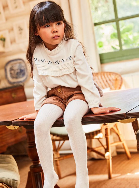 Short brun en velours DIASHOETTE / 22H2PFY1SHOI802