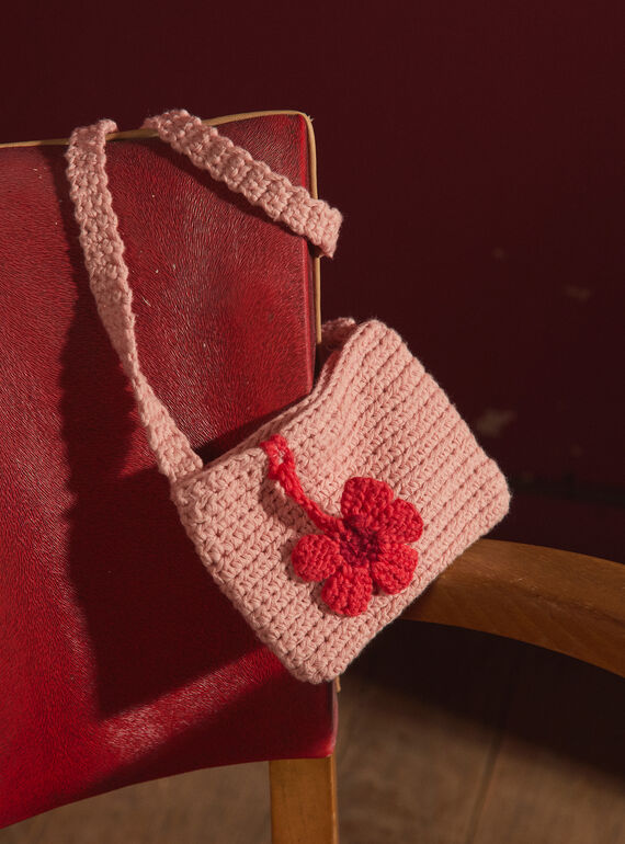 sac bandoulière en crochet MOSAKETTE / 25E4PFJ1BESD317