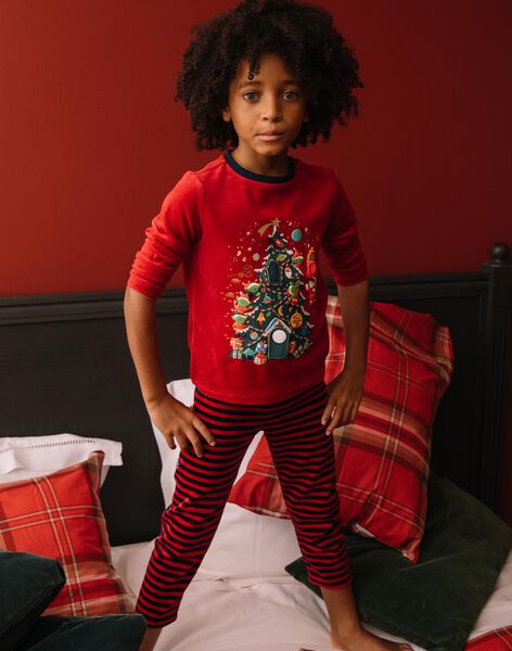 Pyjama de Noël en velours thème sapin DODILAGE / 22H5PG72PYJF528