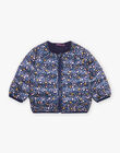 Manteau à capuche 2 en 1 bleu marine DINORA / 22H1BFG1PAR070