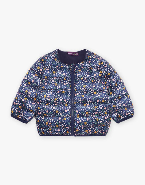 Manteau à capuche 2 en 1 bleu marine DINORA / 22H1BFG1PAR070