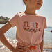 T-shirt blush à manches courtes