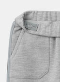 Pantalon Gris à bandes colorées MICOFAGE / 25E3PG91CFP943