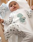 Pyjama et bonnet en velours écru FOUAD_B / 23E0NG71GRE000
