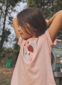 T-shirt rose pâle avec perroquet FITETETTE / 23E2PFD2TMCD300