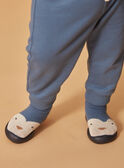 chaussette de couleur bleu et écru  LAIGNACE / 24F10BG32D08632