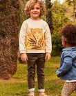 Sweat Jacquard vanille FALEOPAGE / 23E3PG81SWE114