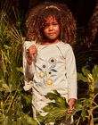 T-shirt écru tournesols FALIONETTE / 23E2PF81TML001