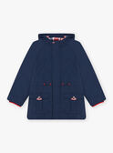Imperméable bleu nuit 3-en-1 enfant garçon CAPOLINAGE / 22E3PGG2IMP713