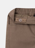 Jean slim marron Fille NISLIMETTE / 25H2PFS1PAN821