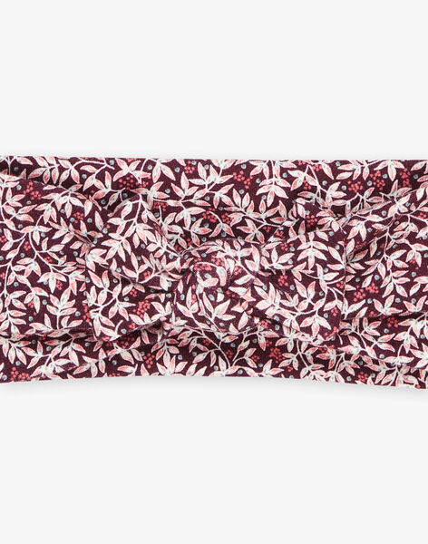 Bandeau élastique à imprimé fleuri DUTURBETTE / 22H4PFR1BAN709