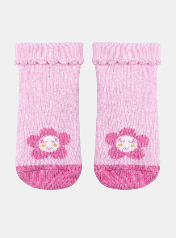 Chaussettes Rose chiné KABRITNEY / 24E4BF33SOQD314