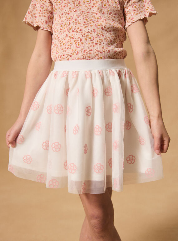 Jupe tutu fleur rose MIXTUTETTE 2 / 25E2PF51JUP001